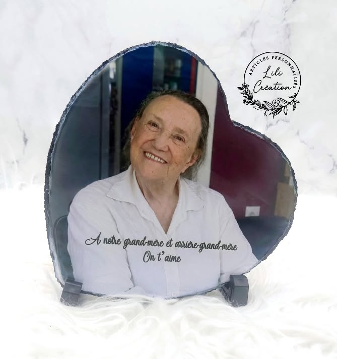 Votre photo sur ardoise personnalisée !