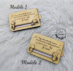 Porte-carte pour cadeau de couple