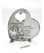 Plaque commémorative – Colombe vert olive