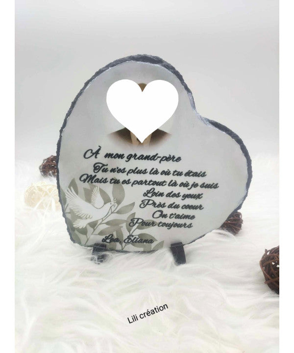 Plaque commémorative – Colombe vert olive