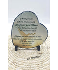 Plaque commémorative – Colombe en vol