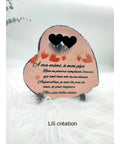 Plaque commémorative – Cœurs épinglés