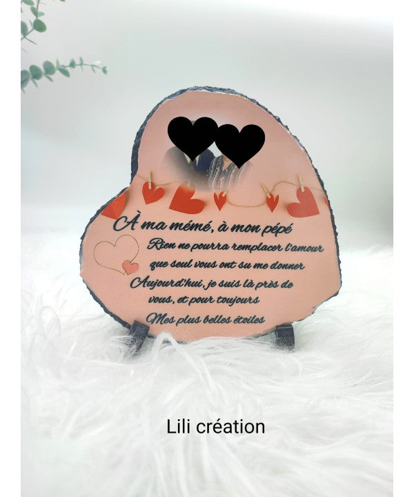 Plaque commémorative – Cœurs épinglés