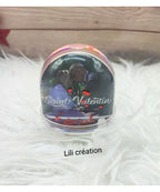 Boule à neige cœurs personnalisée – Un souvenir magique à offrir