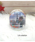 Boule à neige cœurs personnalisée – Un souvenir magique à offrir