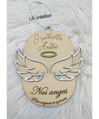 Boule ange en bois
