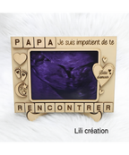 Cadre échographique personnalisé – annonce pleine d’émotion