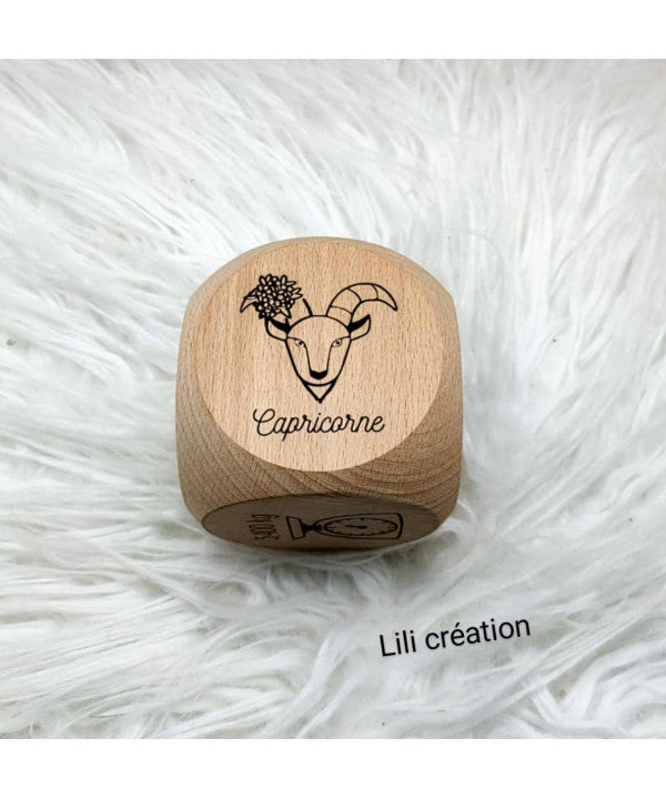 Cube de naissance personnalisé 8 cm