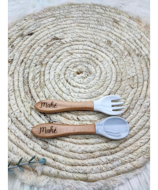 Couverts personnalisables pour bébé - Des premiers repas tout en douceur… et en style !