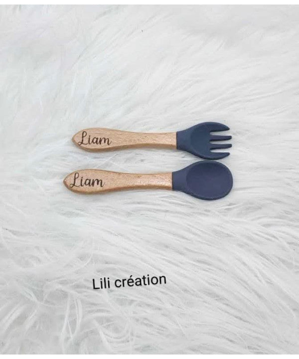 Couverts personnalisables pour bébé - Des premiers repas tout en douceur… et en style !