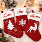 Bottes de Noël rouges