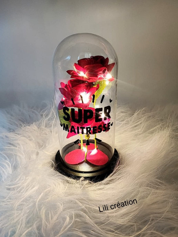 Cloche Lumineuse « Super Maîtresse »