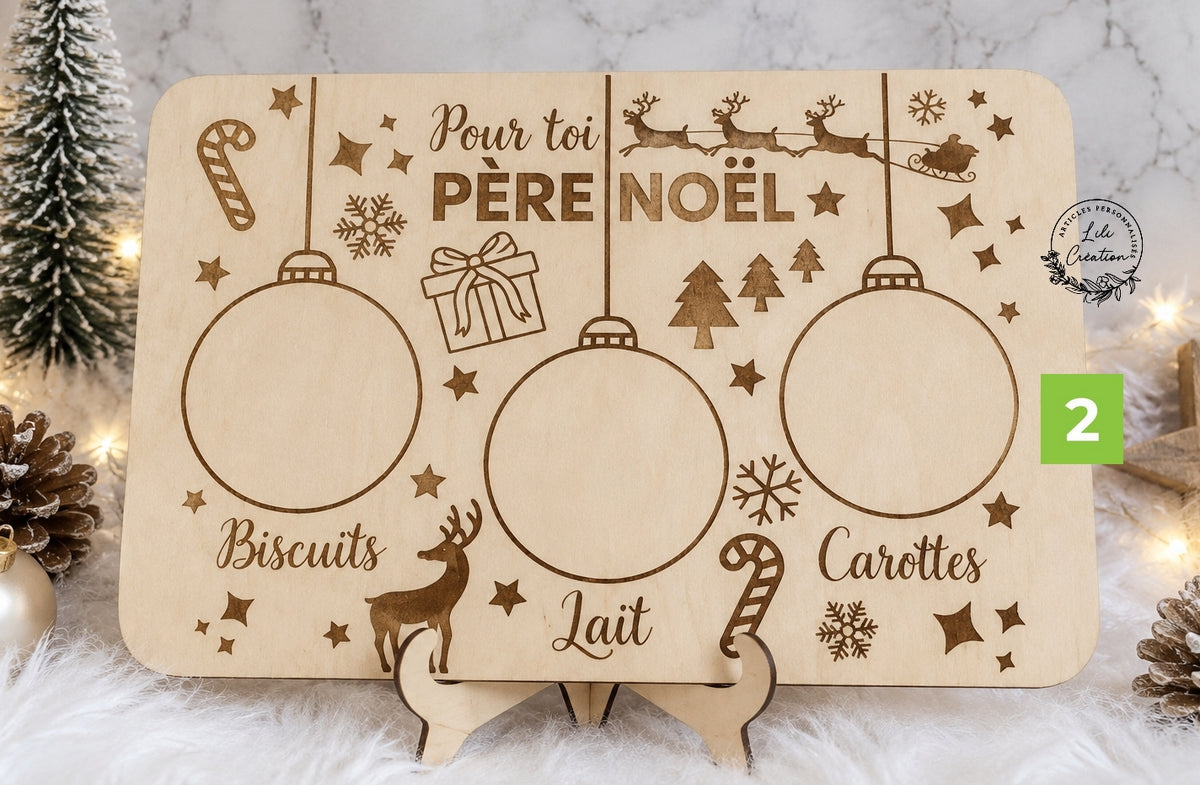 Plateau magique de Noël - Plusieurs modèles