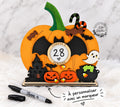 Compte à rebours d'halloween effaçable