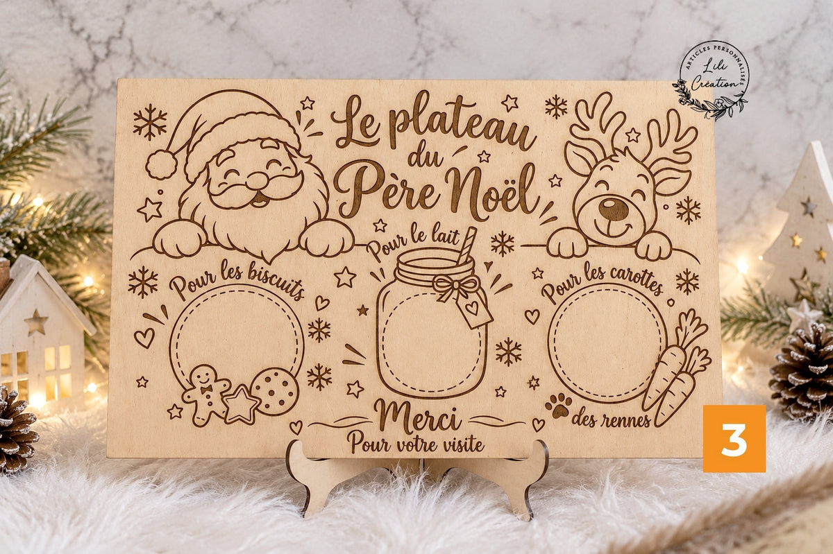 Plateau magique de Noël - Plusieurs modèles