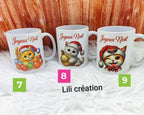 🎄 Mugs de Noël "Joyeux Noël" - Collection Chats Adorables 🎄