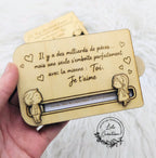 Porte-carte pour cadeau de couple