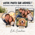 Votre photo sur ardoise personnalisée !