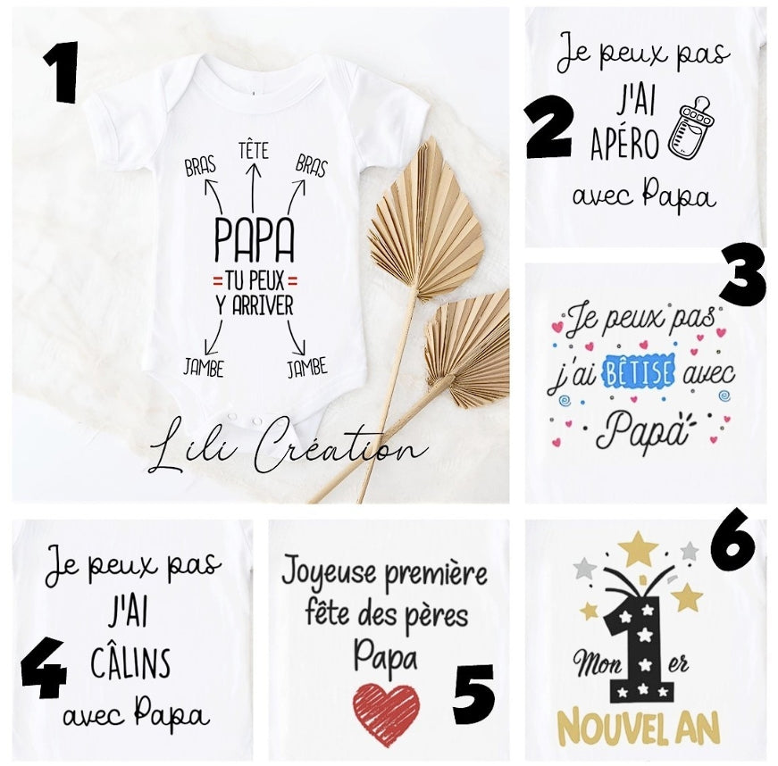 Body personnalisé - Plusieurs modèles disponibles