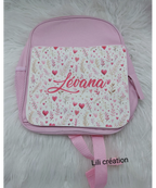 Kit rentrée scolaire, thème : Fleurs et cœurs