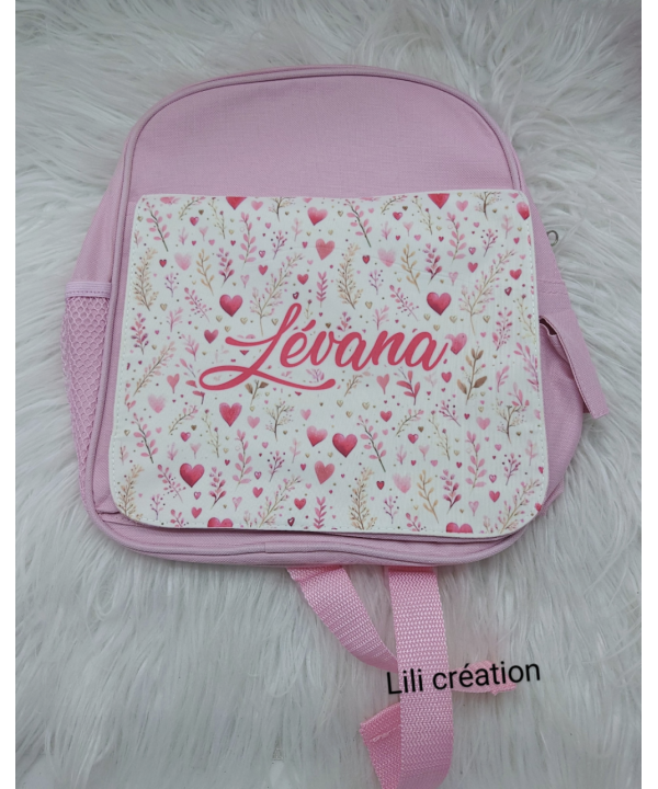 Kit rentrée scolaire, thème : Fleurs et cœurs