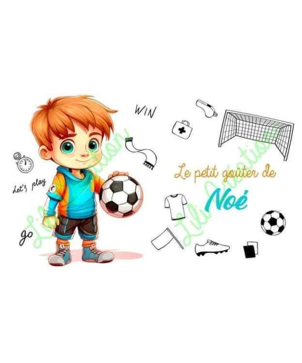 Kit rentrée scolaire, thème : Foot enfant
