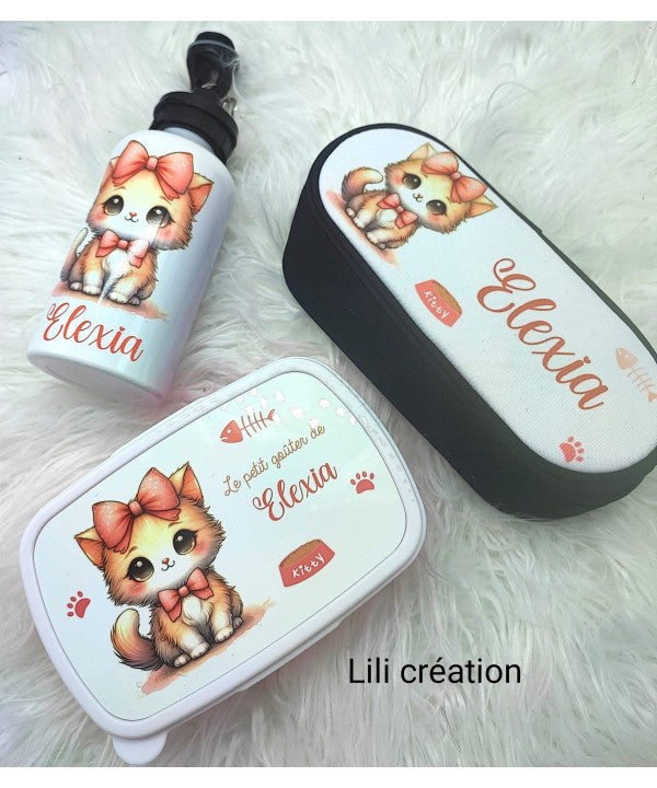 Kit rentrée scolaire, thème : Chat