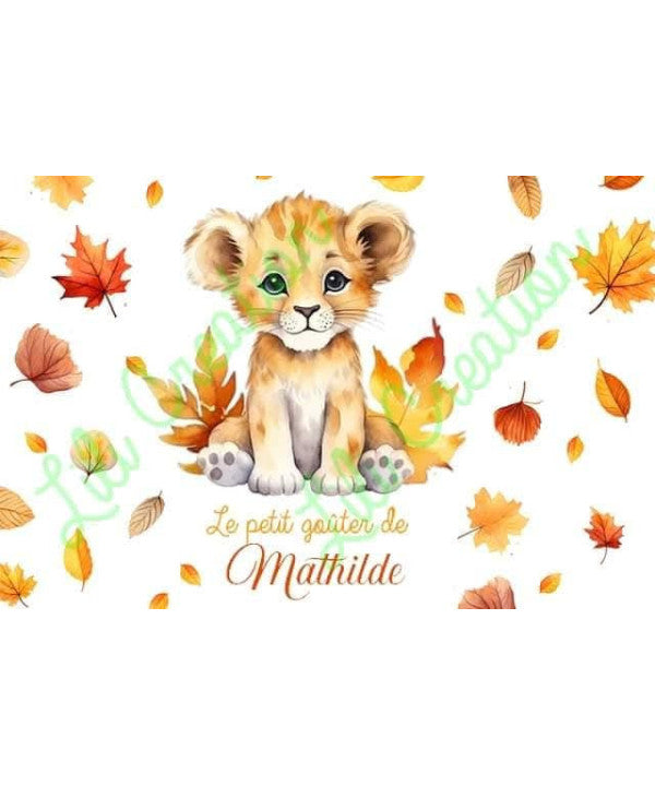 Kit rentrée scolaire, thème : Lionceau