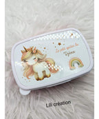 Kit rentrée scolaire, thème : Licorne arc en ciel