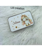 Kit rentrée scolaire, thème : Licorne arc en ciel