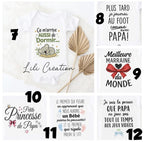 Body personnalisé - Plusieurs modèles disponibles