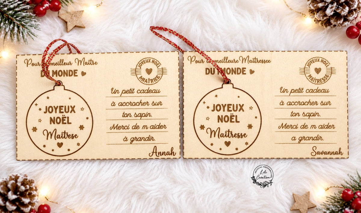 🎄✨ Carte de vœux de Noël originale et personnalisée ! 🎁