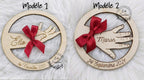 Rond porte bracelet de naissance personnalisé