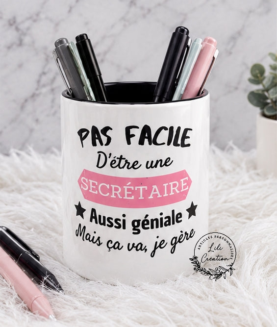 Pot à crayons personnalisé