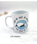 Mug "Déjà en retard" – L’humour à la rescousse des matins pressés