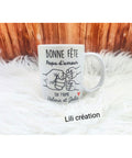 Mug "Papa d’amour" – Personnalisable jusqu’à 5 prénoms