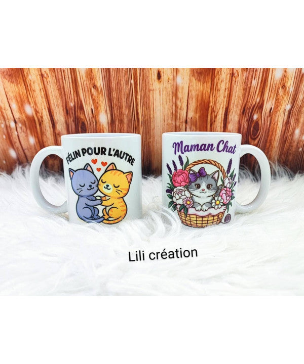Mugs solidaires – Association "Les Chats Buleux" 🐾
