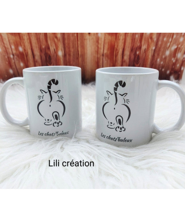 Mugs solidaires – Association "Les Chats Buleux" 🐾