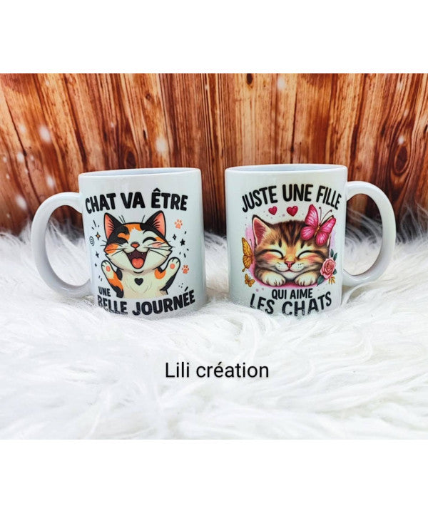 Mugs solidaires – Association "Les Chats Buleux" 🐾