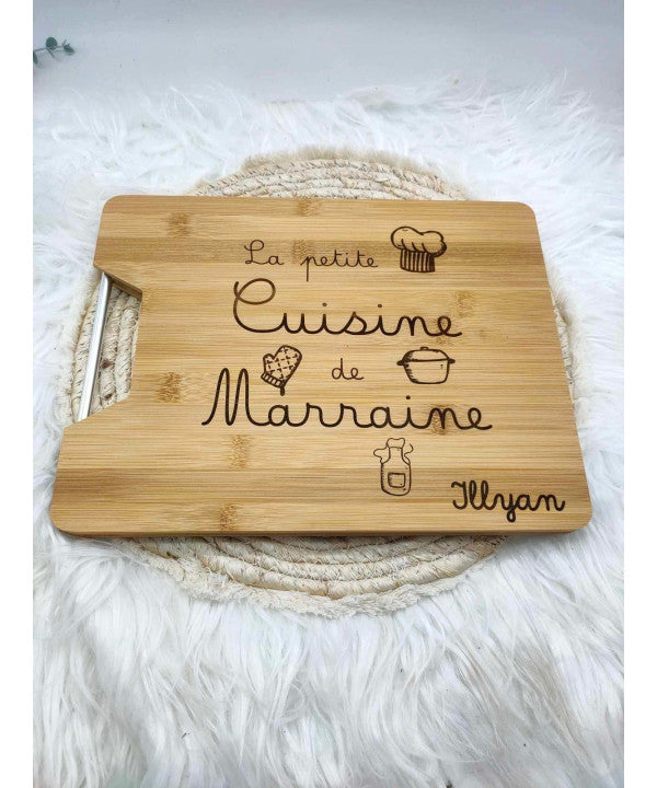 Planche Apéro Personnalisée – Modèle « La petite cuisine de... »