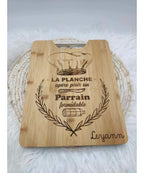 Planche Apéro Personnalisée – Modèle « Planche à saucisson »