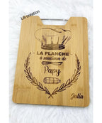 Planche Apéro Personnalisée – Modèle « Planche à saucisson »
