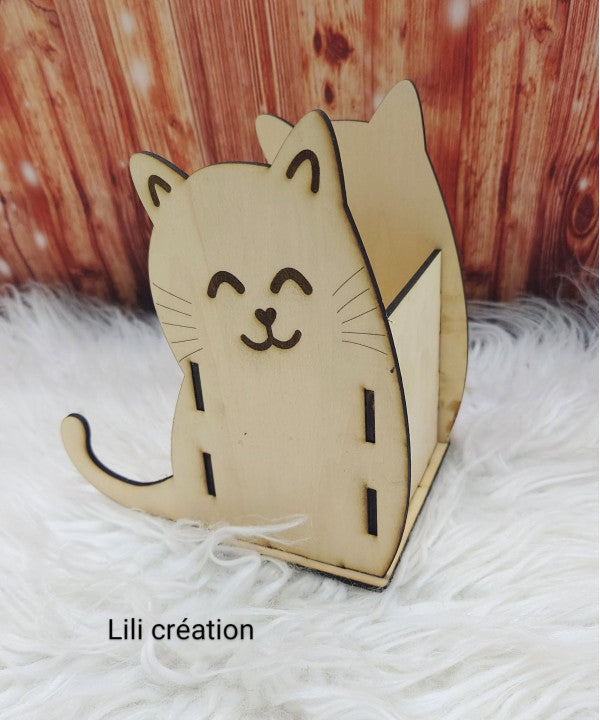 Porte crayon solidaire - Association "Les chats buleux"