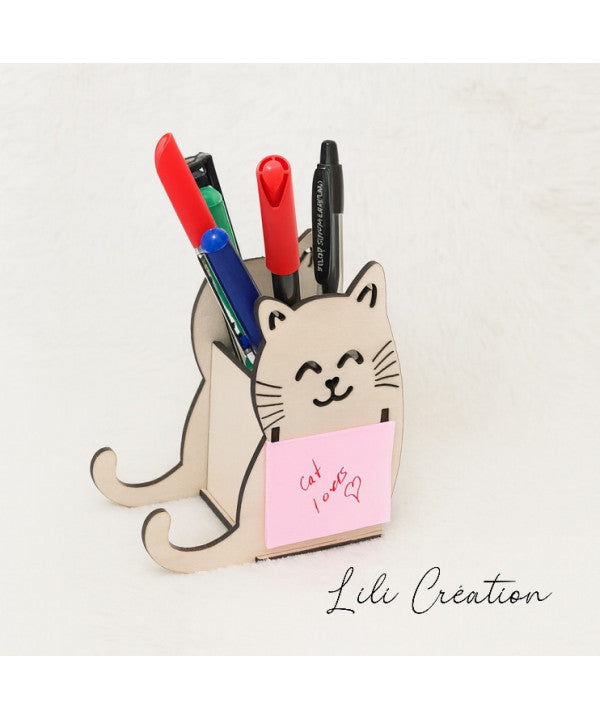 Porte crayon solidaire - Association "Les chats buleux"