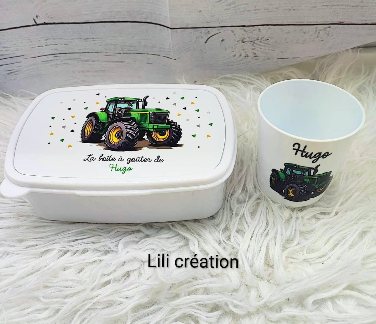 Kit rentrée scolaire, thème : Tracteur