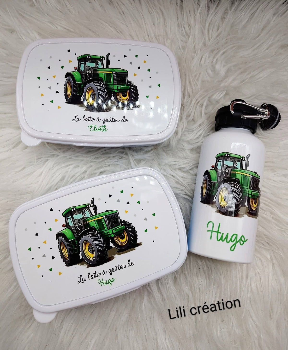 Kit rentrée scolaire, thème : Tracteur