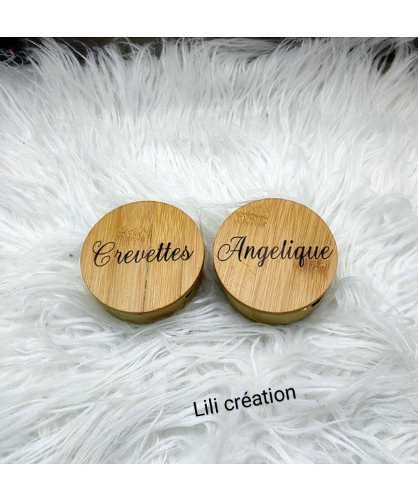 Cendrier en bois personnalisé
