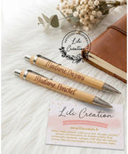 Stylo en bambou personnalisé – Le cadeau élégant et écoresponsable