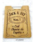 Planche Apéro Personnalisée – Modèle « Jack à dit! »