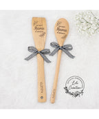 Lot de cuisine en bois personnalisé